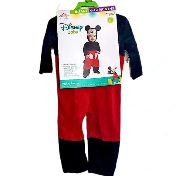 MICKEY MOUSE JUMPSUIT COSTUME NWT - Picture 8 of 16